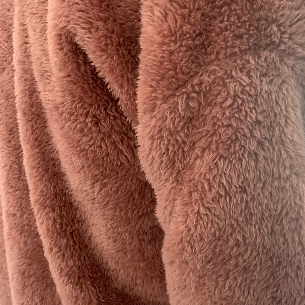Pink Fuzzy Zip Up - Picture 5 of 5